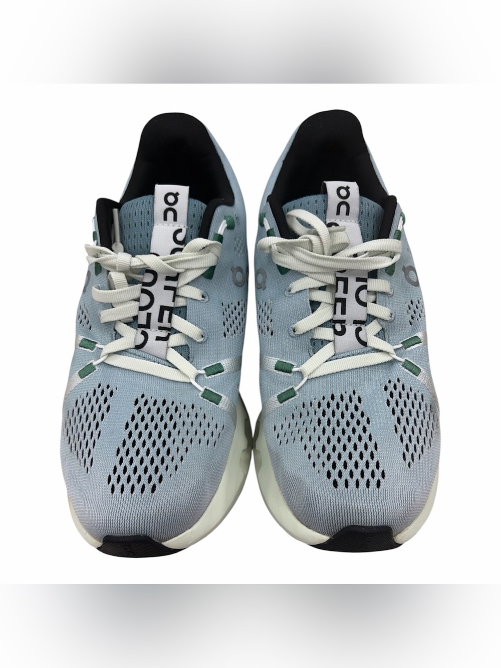 On Running Black Athletic Sneaker with White Tongue Tab